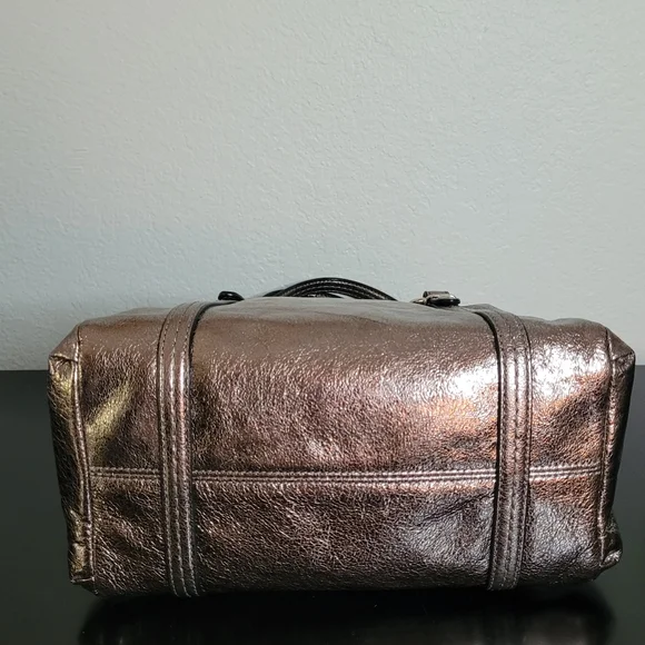 Coach Julia metallic leather crossbody  bag - Picture 9 of 13